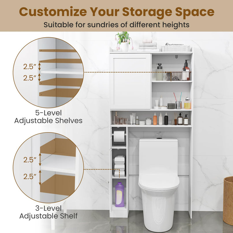 Giantex Over The Toilet Storage Cabinet for Bathroom & Laundry Room