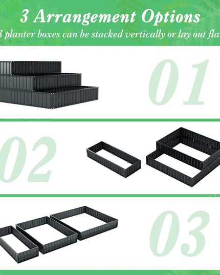 Giantex 3 Tier Raised Garden Bed