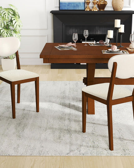 Giantex Sherpa Dining Chairs Set of 4