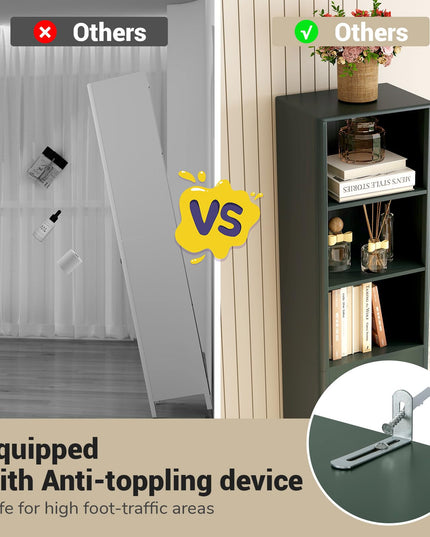 Giantex 67" Tall Bathroom Cabinet for Small Spaces