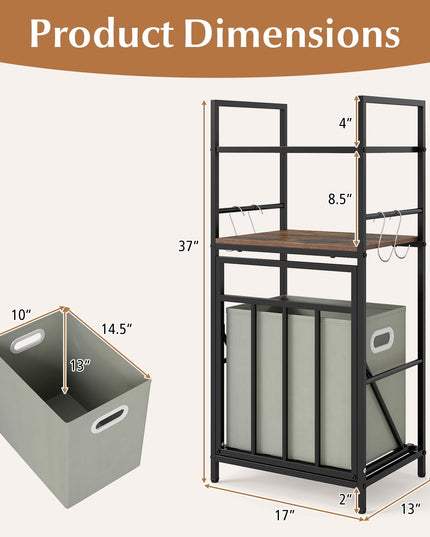 Giantex Tilt out Laundry Hamper with Removable Basket