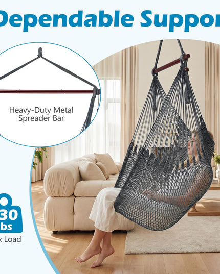 Giantex Caribbean Hammock Chair Large Hanging Chair