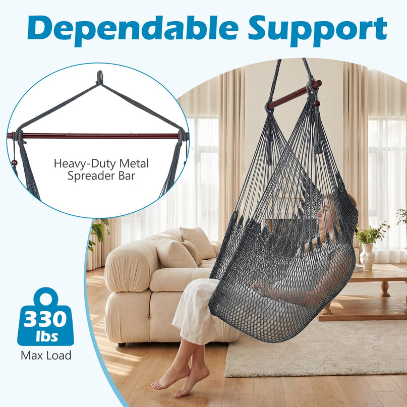 Giantex Caribbean Hammock Chair Large Hanging Chair
