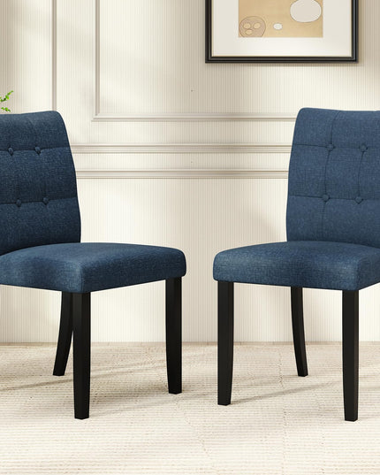 Giantex Upholstered Dining Chairs Set for Restaurant