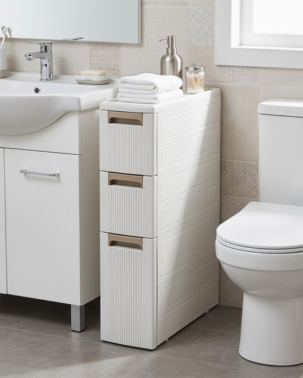 Giantex 3-Tier/ 4-Tier Narrow Rolling Storage Cabinet (1/2)