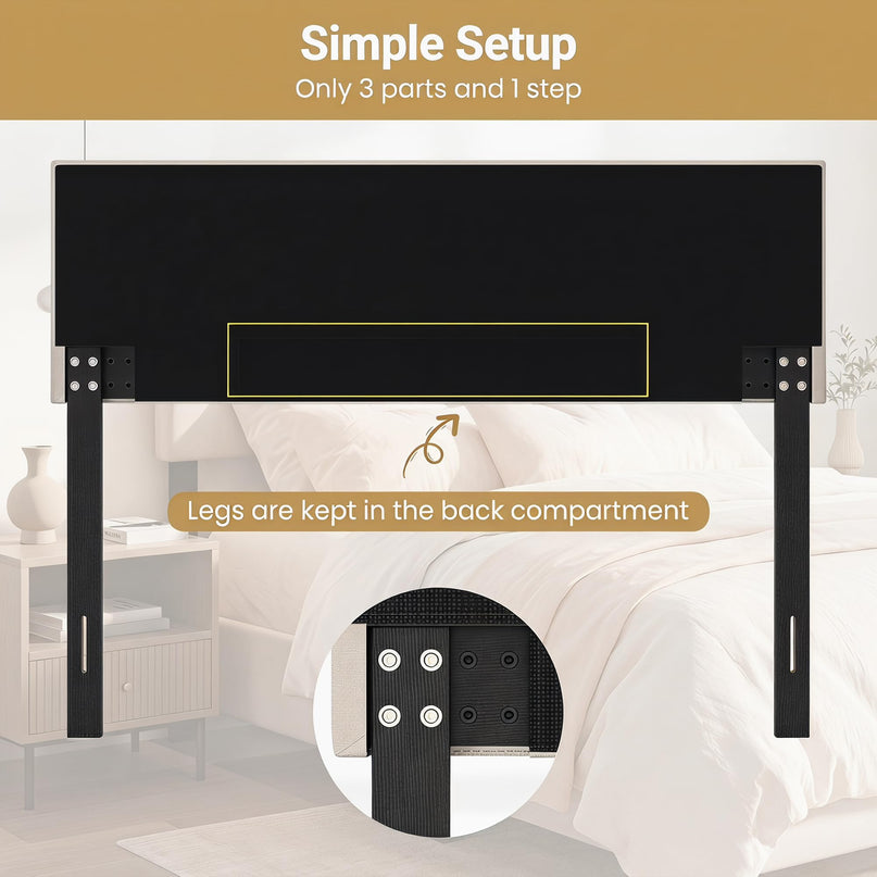 Giantex Linen Upholstered Headboard