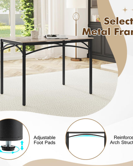 Giantex 43" x 28" Dining Table with Large Faux Marble Tabletop