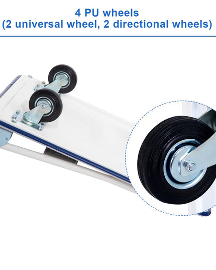 5 660lbs Platform Cart Dolly - Giantex