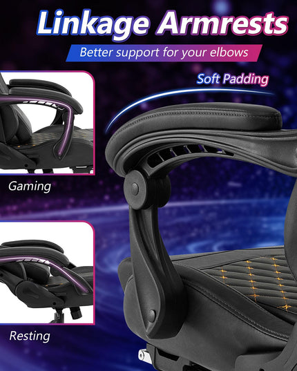 Giantex Gaming Chair High Back Video Game Chair with Footrest