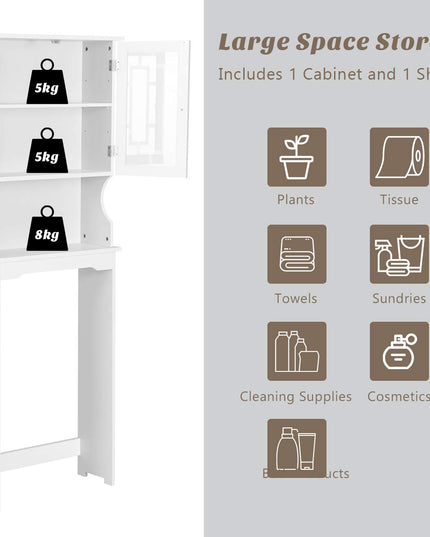 Giantex Over-The-Toilet Bathroom Storage Space