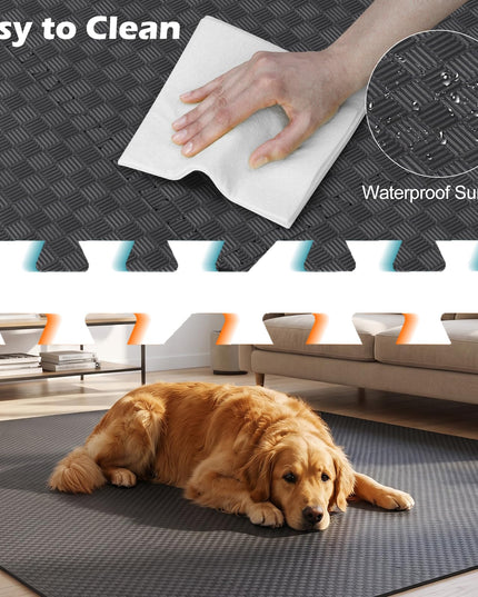 GIANTEX 24" x 24" 12/18/24/36 PCS Interlocking EVA Foam Floor Tiles