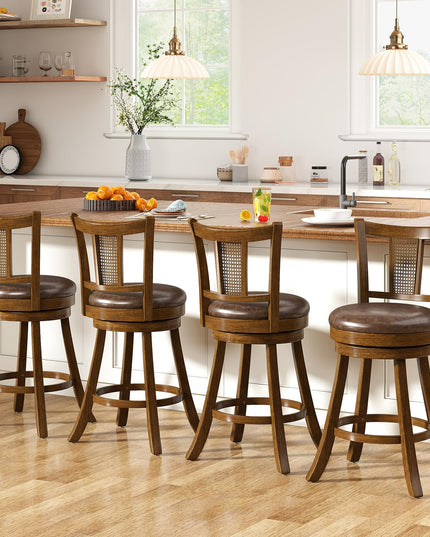 Giantex 25"/30" Bar Stools Set of 2/4 for Kitchen Island Dining Room Pub