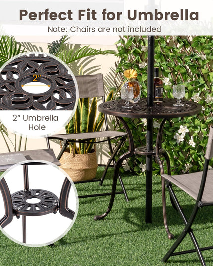Giantex 24” Patio Bistro Table