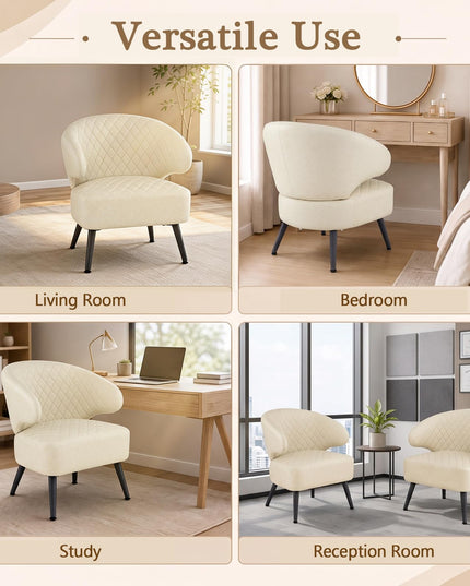 Giantex Mid Century Modern Accent Chair for Living Room Bedroom Office Small Space
