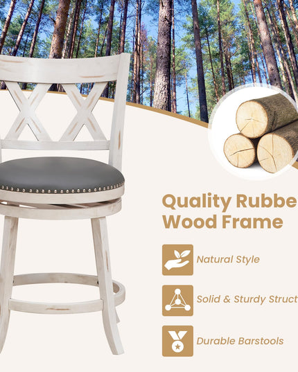 Giantex 25.5" Bar Stools Set