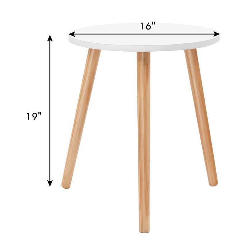 Giantex Round Coffee End Table