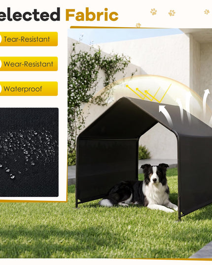 Giantex Outdoor Dog Shade Shelter with Waterproof Canopy