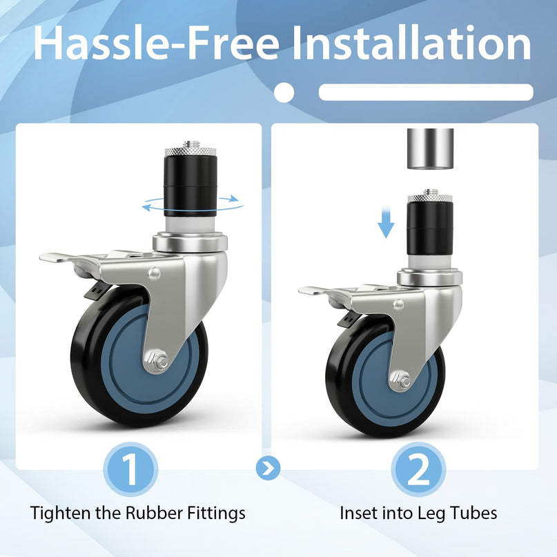 Giantex 4 Inch Caster Wheels Pack of 4