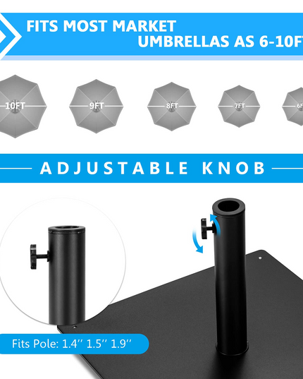 Giantex Patio Umbrella with Base Stand