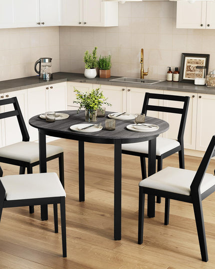 Giantex Table à manger ovale en bois de 43 pouces pour 2 à 4 personnes | Charge de 118 kg