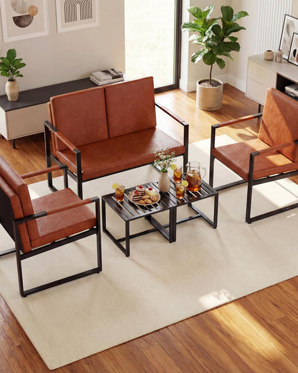 Giantex Lot de 2 chaises d'appoint modernes pour salon