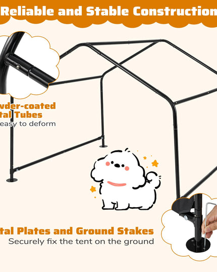 Giantex Outdoor Dog House Shade Shelter Canopy