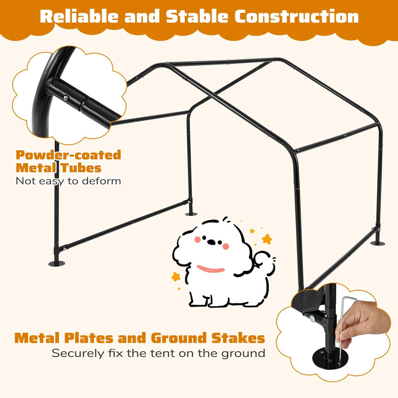 Giantex Outdoor Dog House Shade Shelter Canopy