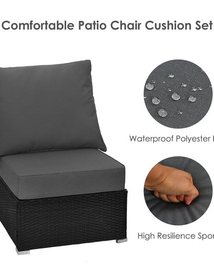 Giantex Patio Cushion Set of 6 for Patio Furniture