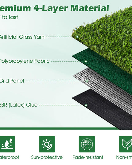 Giantex Artificial Grass Turf