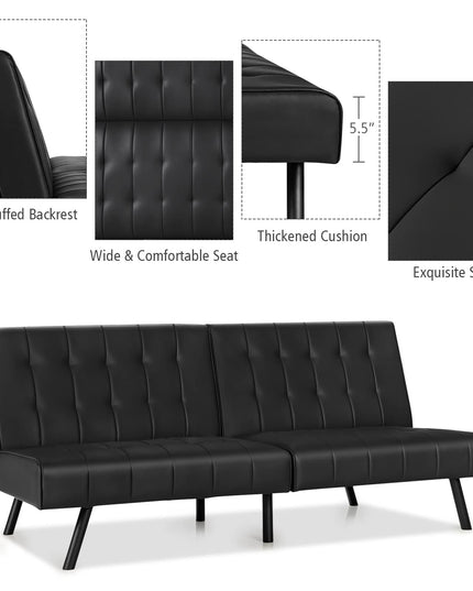 Giantex Convertible Sofa Bed, Futon Sleeper Couch