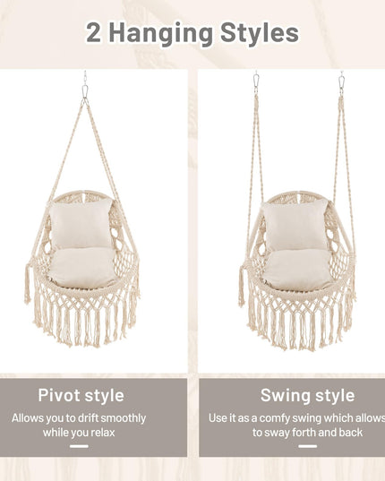 Giantex Macrame Swing Chair