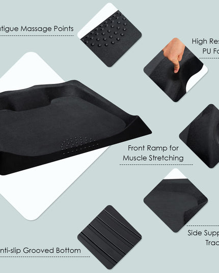 Giantex Anti Fatigue Mat, Standing Mat for Stand up Desk w/ Foot Massage Points Diverse Terrain & Beveled Edges