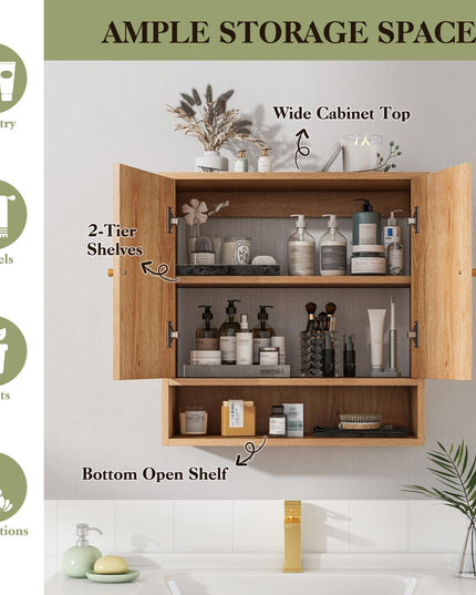 Giantex Medicine Cabinet,Over Toilet Storage Cabinet