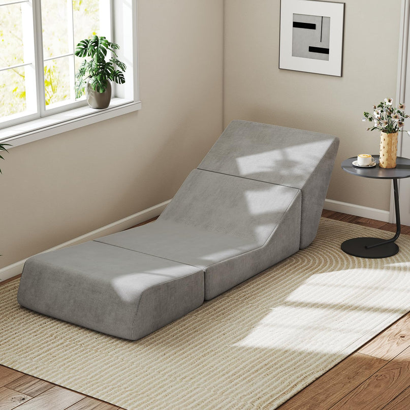 Giantex 3 in 1 Folding Sofa Bed for Living Room Bedroom Office Apartment