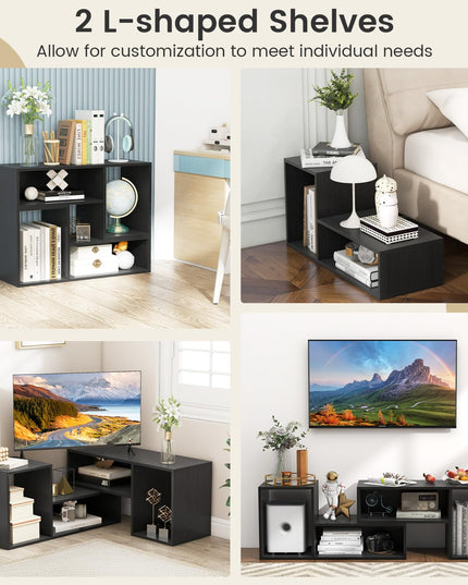 Giantex Bookshelf TV Stand for TVs up to 55"