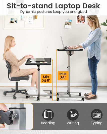 Giantex Mobile Standing Desk