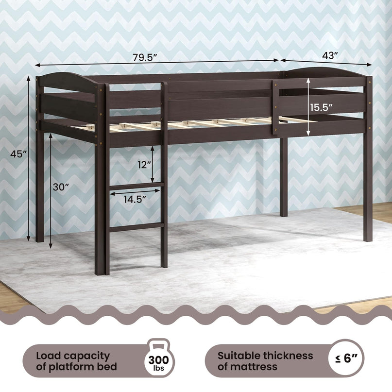 Giantex Loft Bed with Ladder