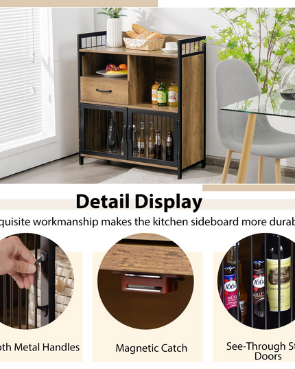 Giantex Buffet Cabinet with Storage, Kitchen Sideboard