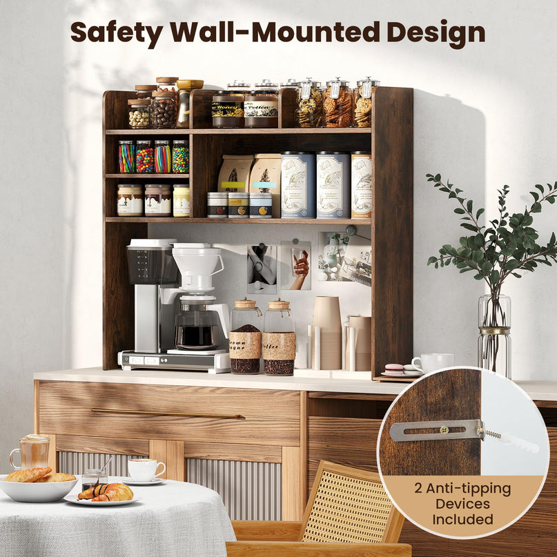 Giantex Desktop Bookshelf for Home Office