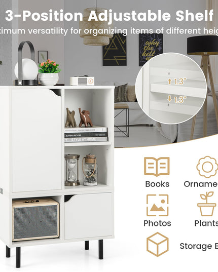 Giantex 5 Cube Stackable Bookcase