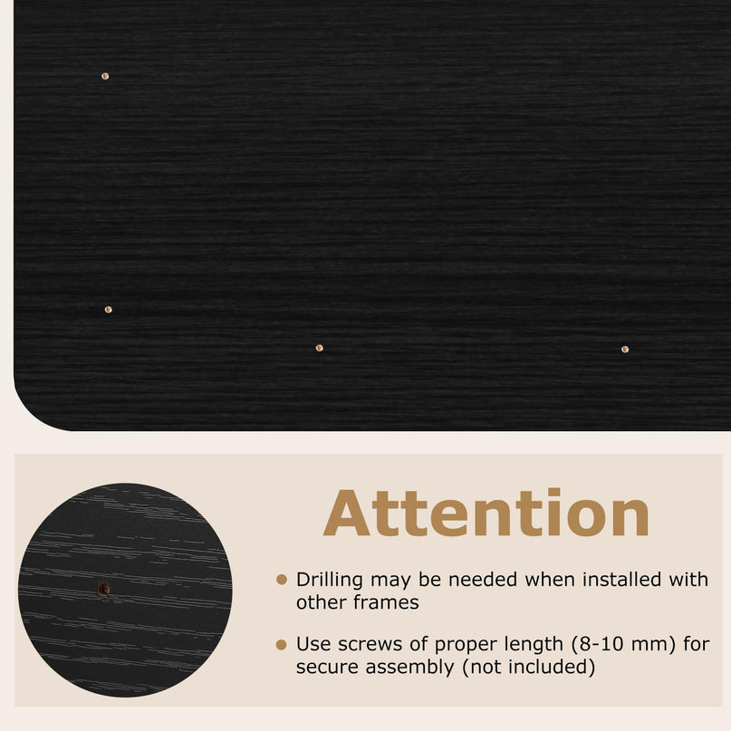 Giantex Universal Wood Table Top 55 x 28 inch Solid One-Piece Desk top