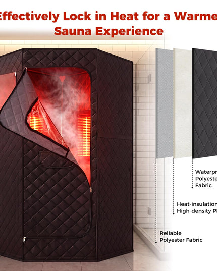 Giantex Indoor Personal Sauna Tent for Home Relaxation