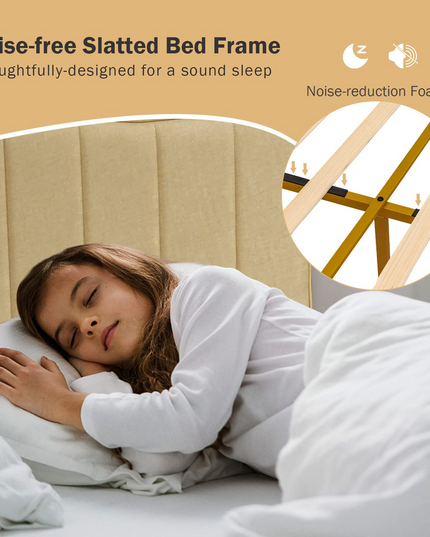 Giantex Full Size Upholstered Bed Frame