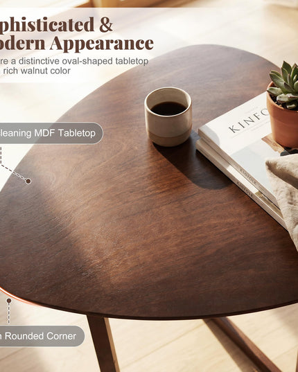 Giantex 31.5" Drop Leaf Folding Dining Table for 2-3