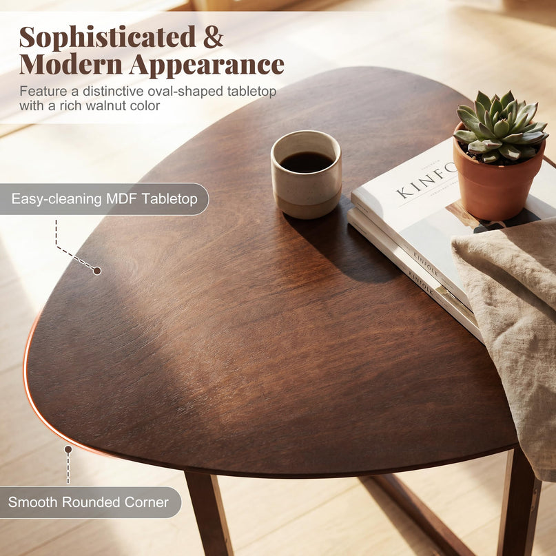 Giantex Table à manger pliante à abattants 80 cm pour 2-3 personnes