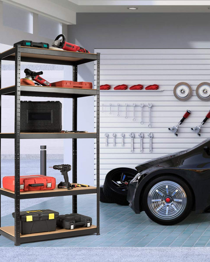 Storage Shelving Rack Utility Shelf 5-Tier | Heavy Duty 2750LBS Garage Shelves Shelving