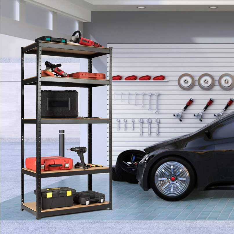 Storage Shelving Rack Utility Shelf 5-Tier | Heavy Duty 2750LBS Garage Shelves Shelving