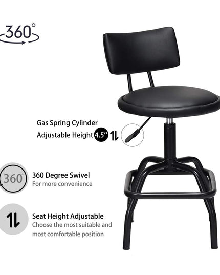 Adjustable Height Bar Stool - Giantex