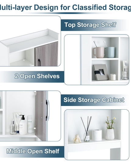 Giantex Over-The-Toilet Space-Saving Storage Cabinet