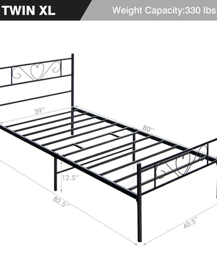 Giantex 12.5-Inch-High Twin XL Metal Bed Frame